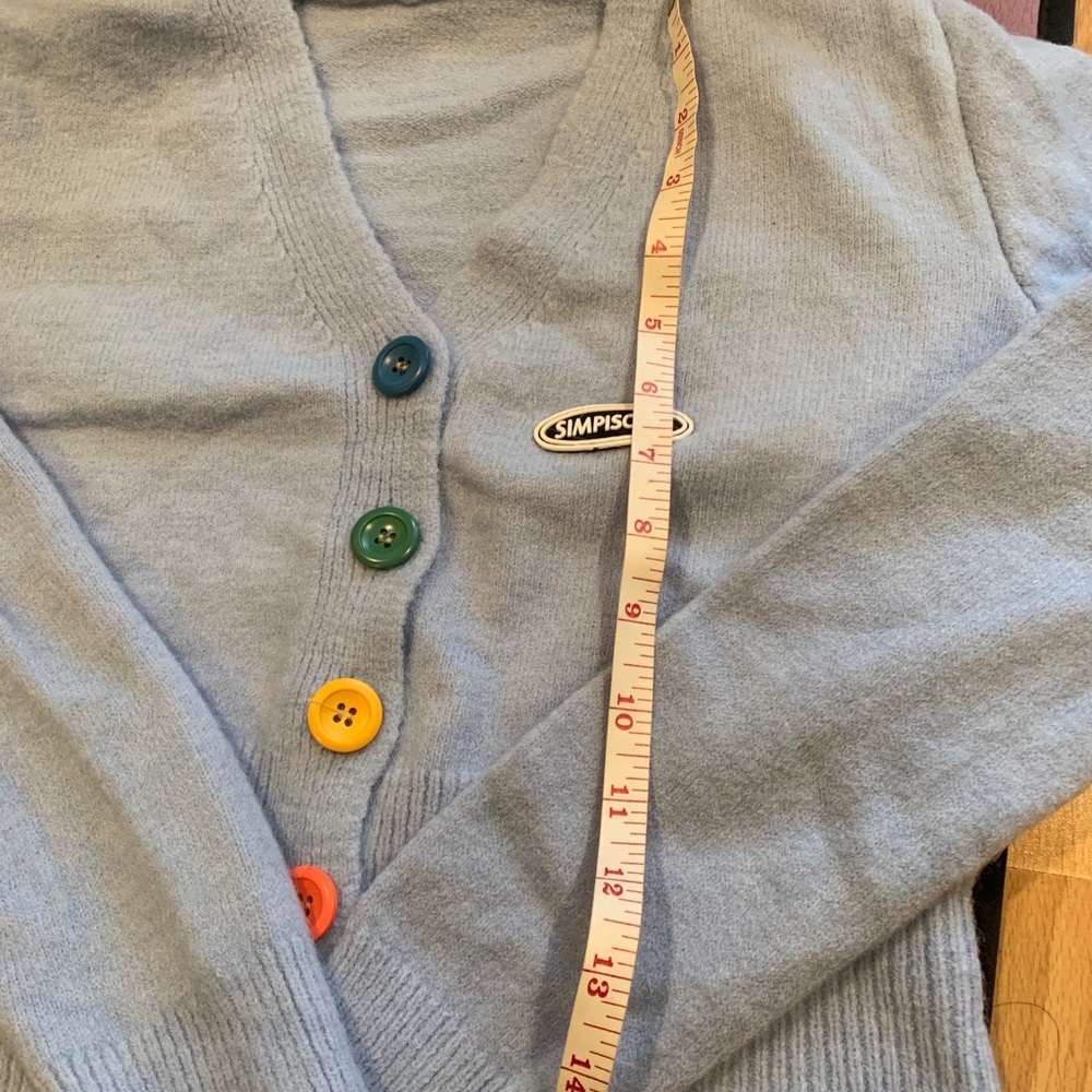 Women V neck Sweater - Picture 4 of 6